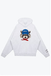 Toronto Trash Teddy Heavyweight Hoodie - Ash