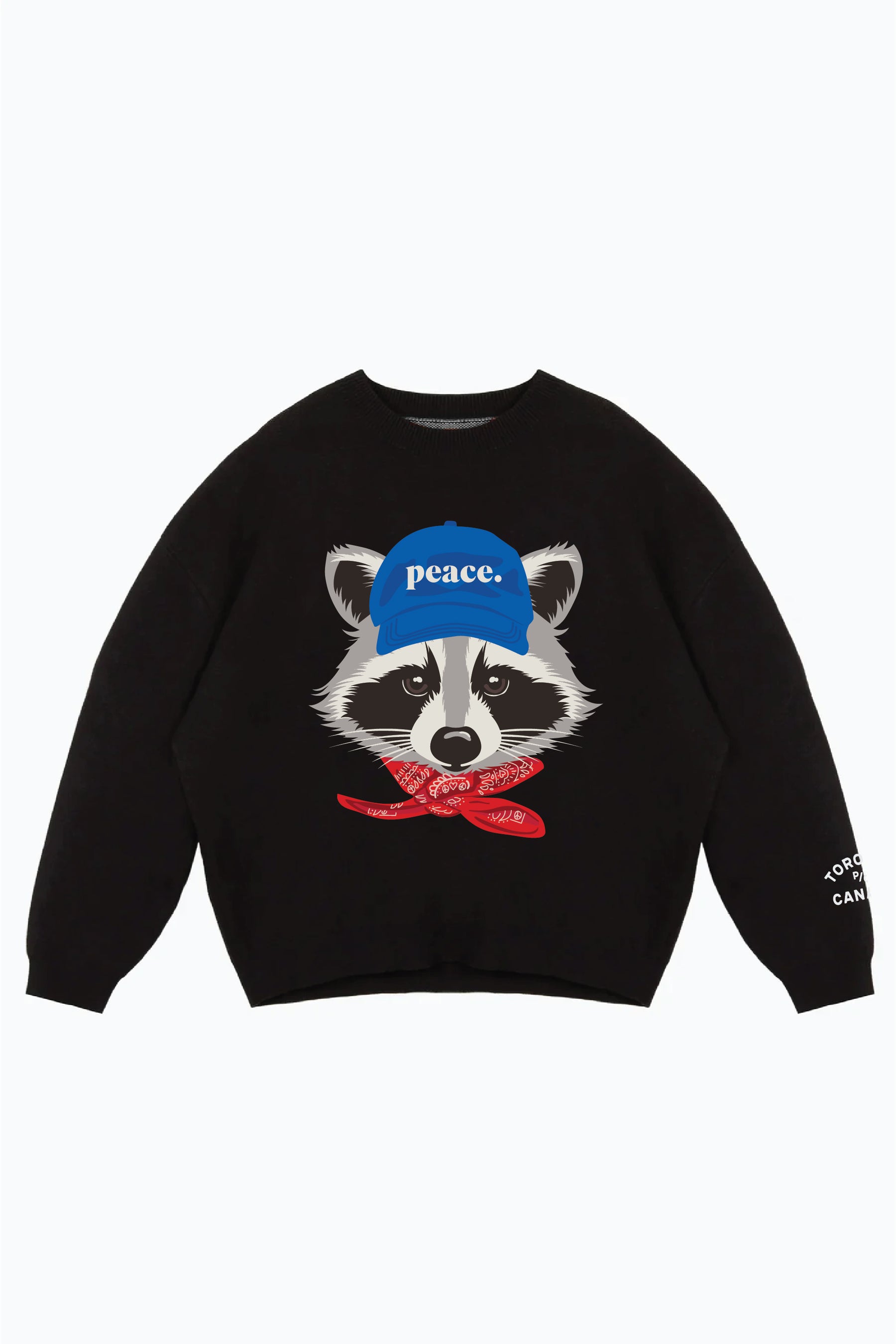 Toronto Trash Teddy Knit Sweater - Black