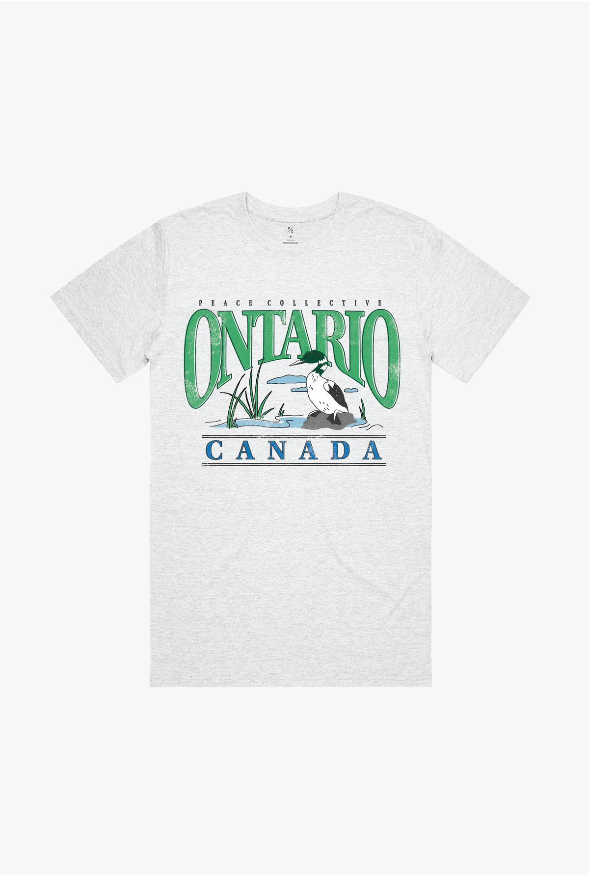 Ontario Loon Vintage T-Shirt - Ash