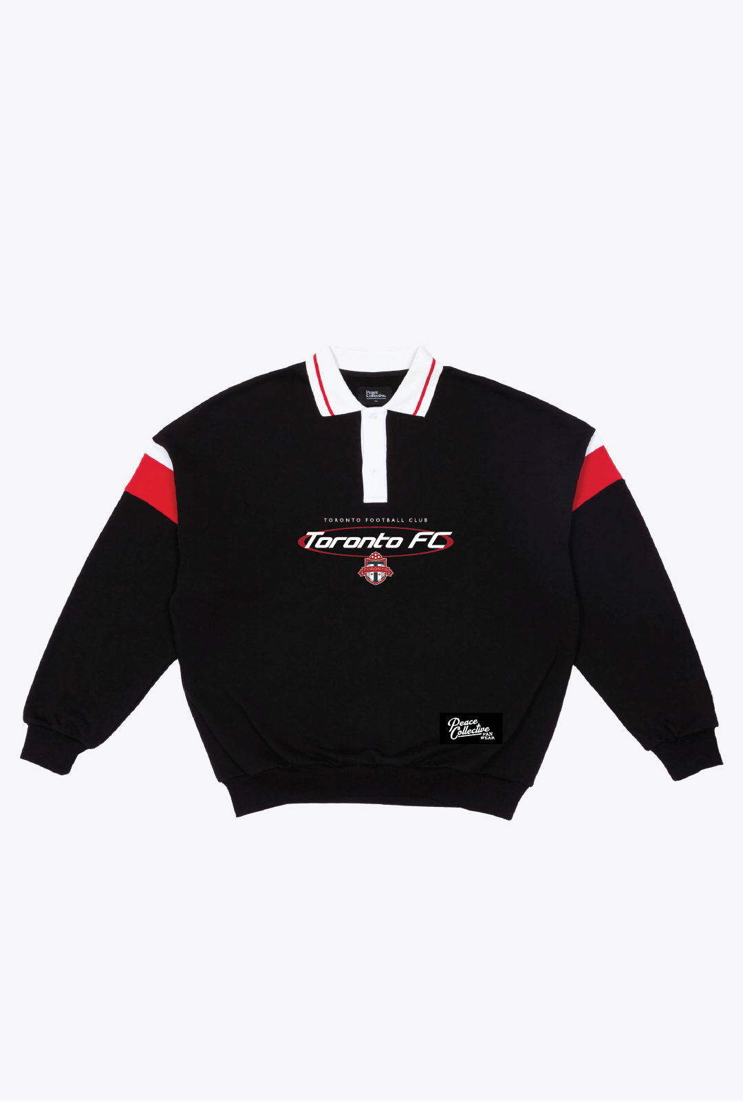 Toronto FC Oversized Rugby - Black / Red