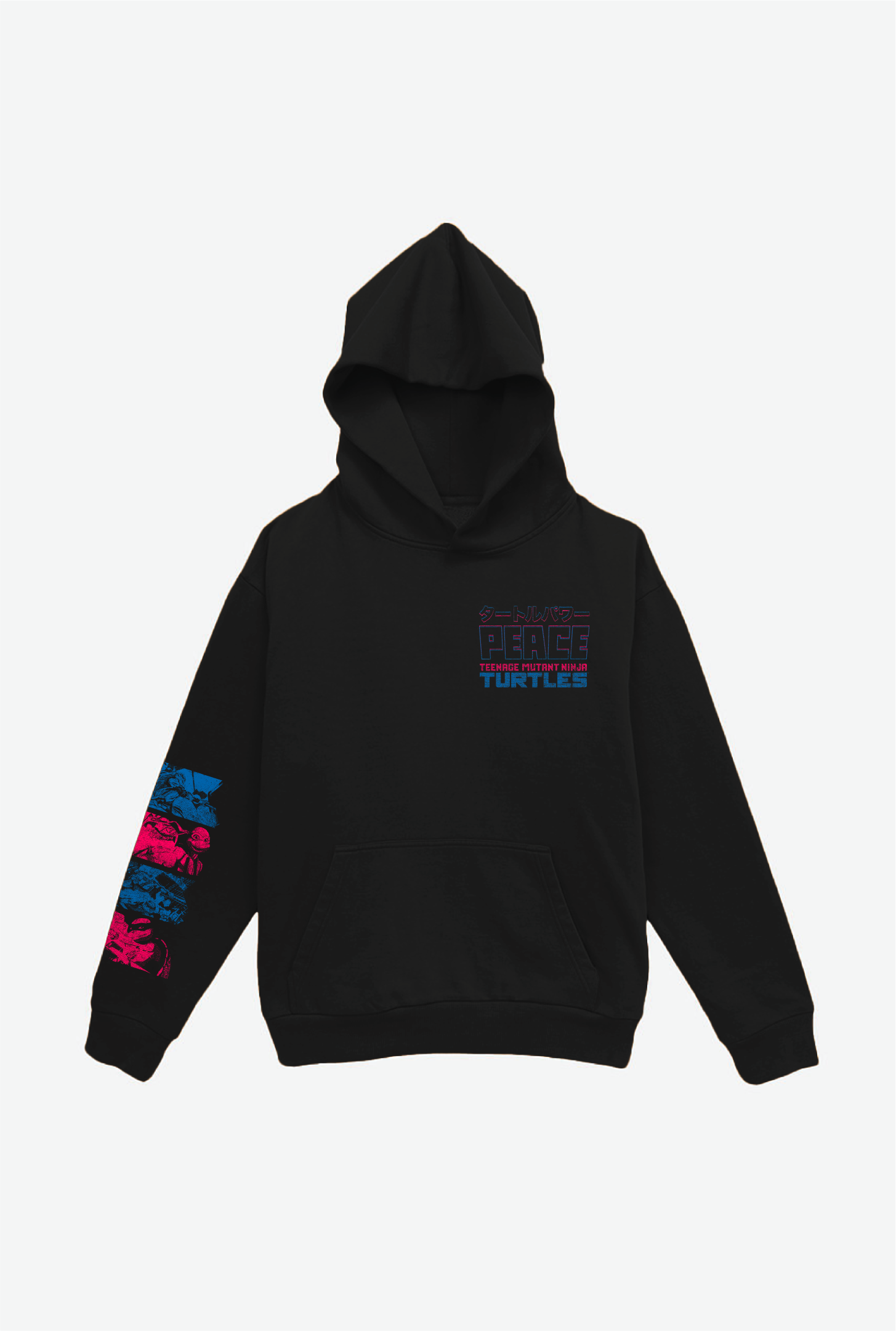 P/C x TMNT Ninja Turtles Heavyweight Hoodie - Black