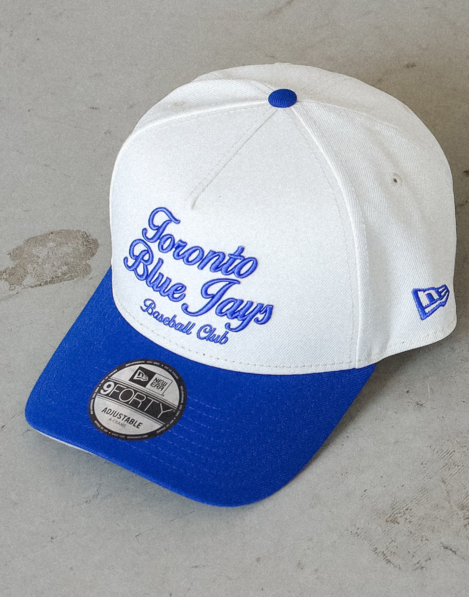 Toronto Blue Jays Script 9FORTY Adjustable Cap - Chrome
