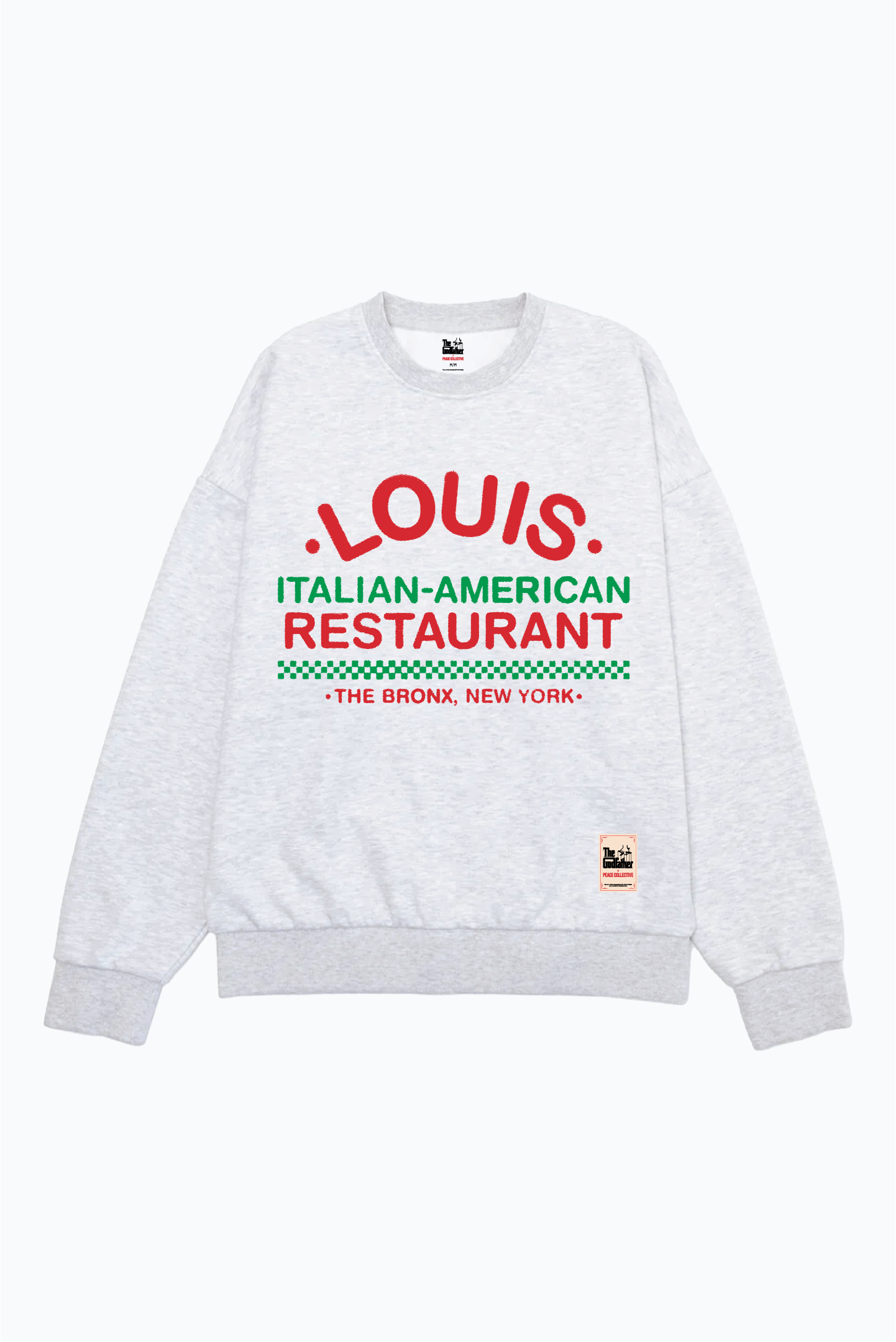 P/C x The Godfather Heavyweight Crewneck - Ash