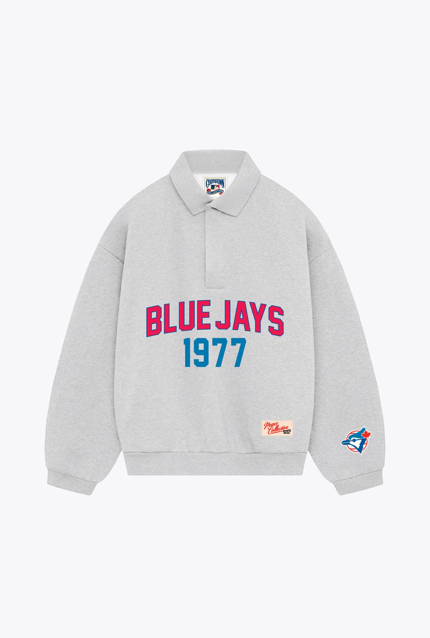 Toronto Blue Jays 1977 Oversized Rugby - Ash