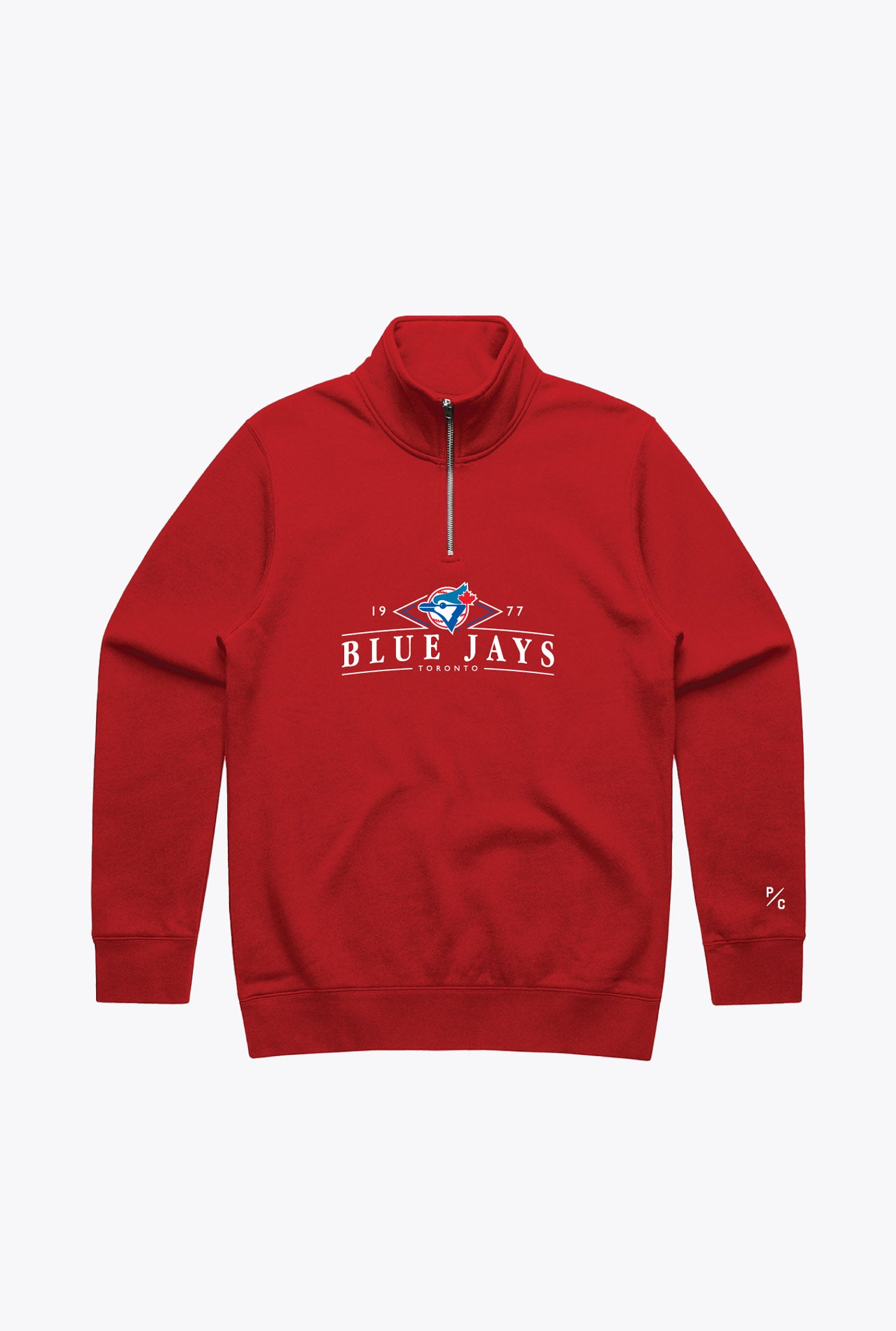 Toronto Blue Jays Quarter Zip - Red
