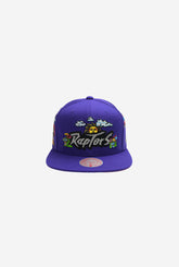 Toronto Raptors Psychedelic Snapback - Purple