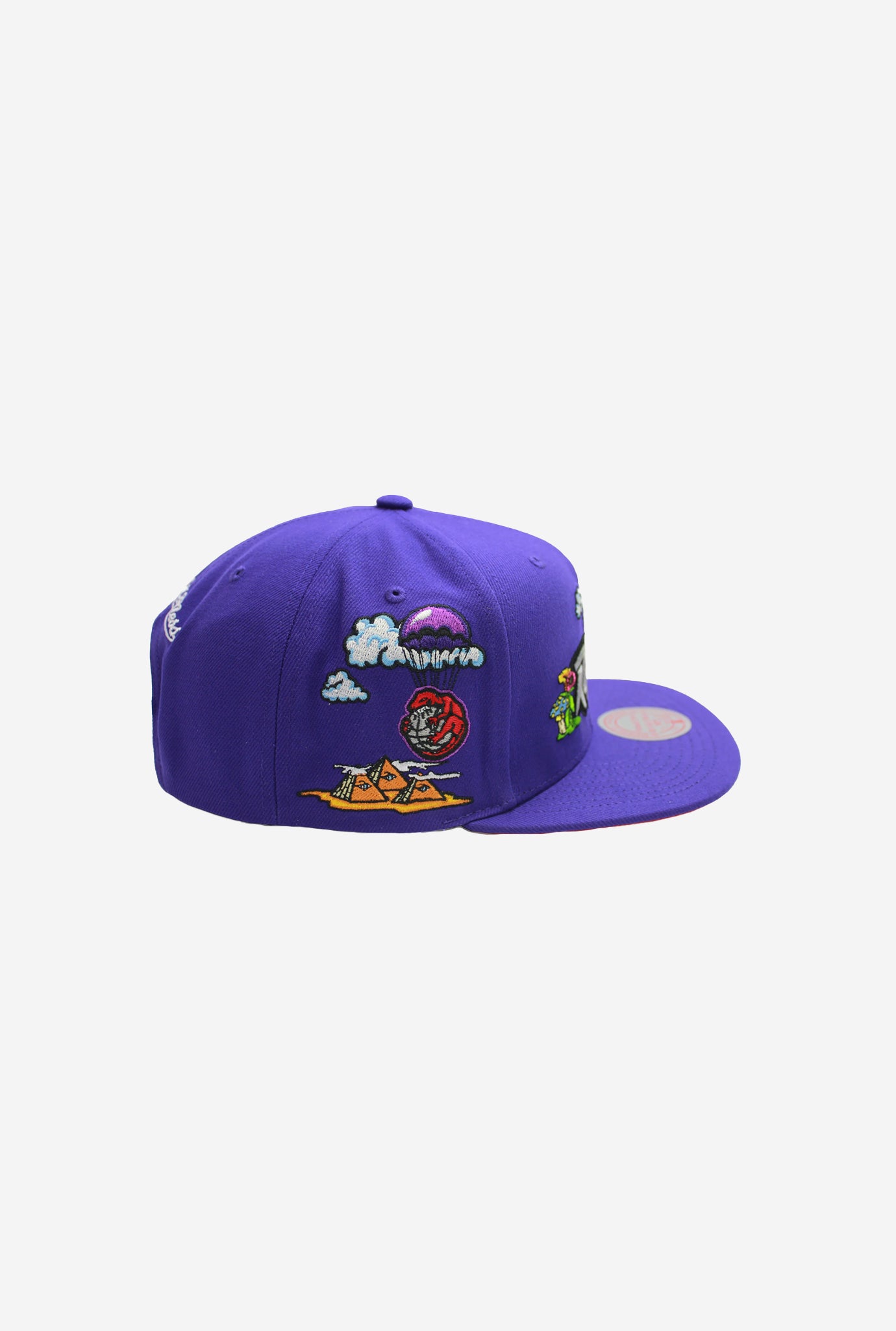 Toronto Raptors Psychedelic Snapback - Purple