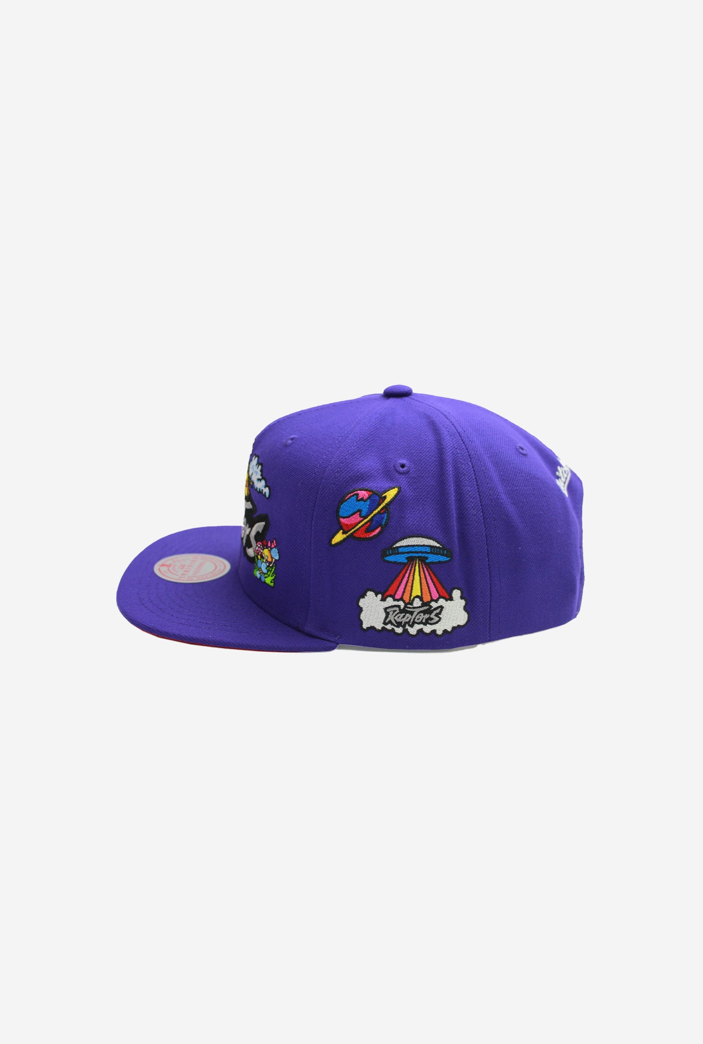 Toronto Raptors Psychedelic Snapback - Purple