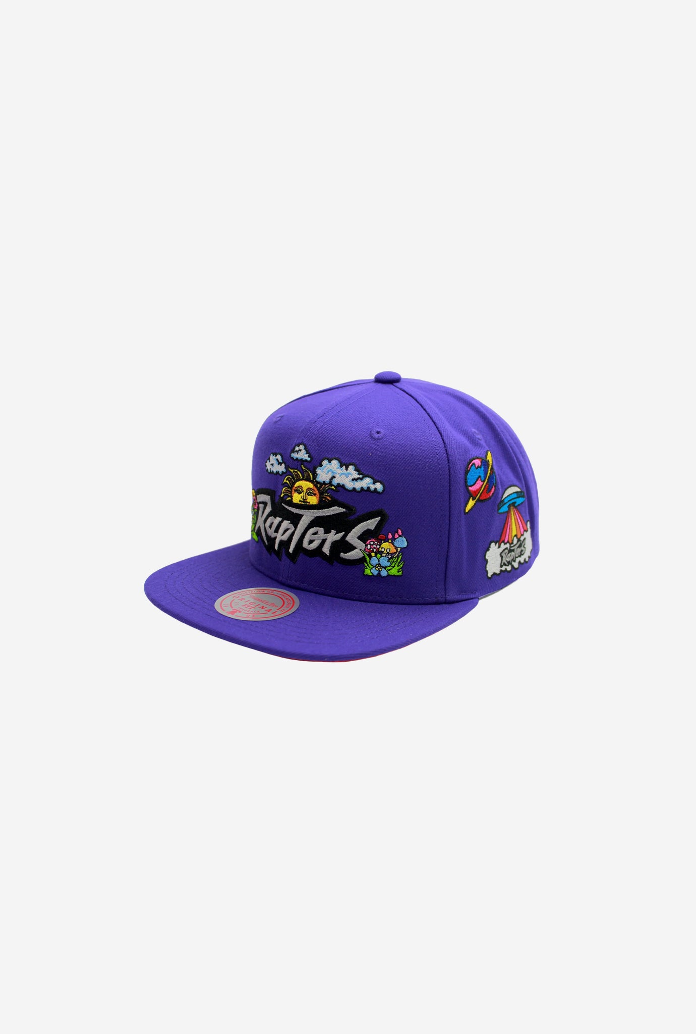 Toronto Raptors Psychedelic Snapback - Purple