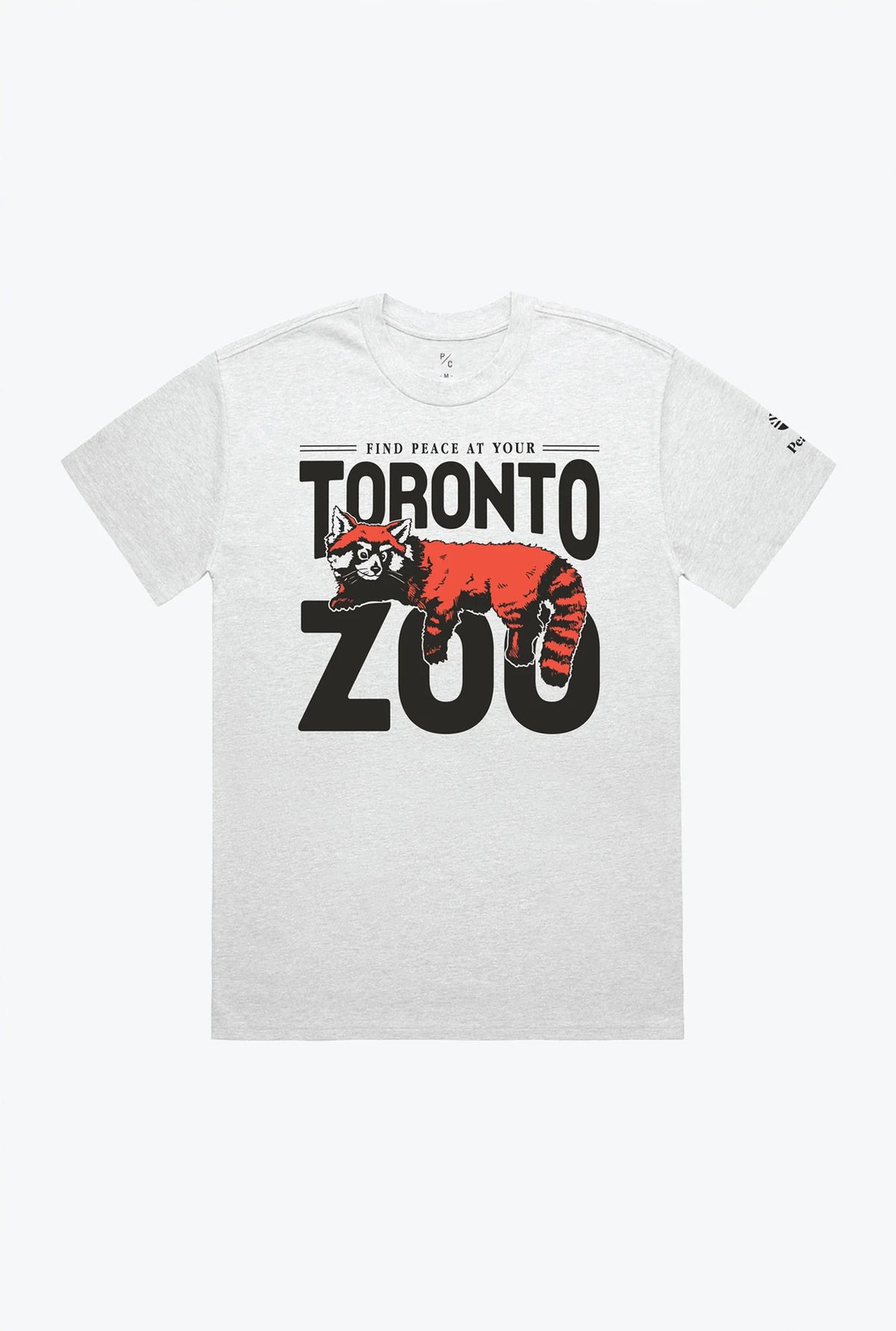 Toronto Zoo Red Panda T-Shirt - Ash