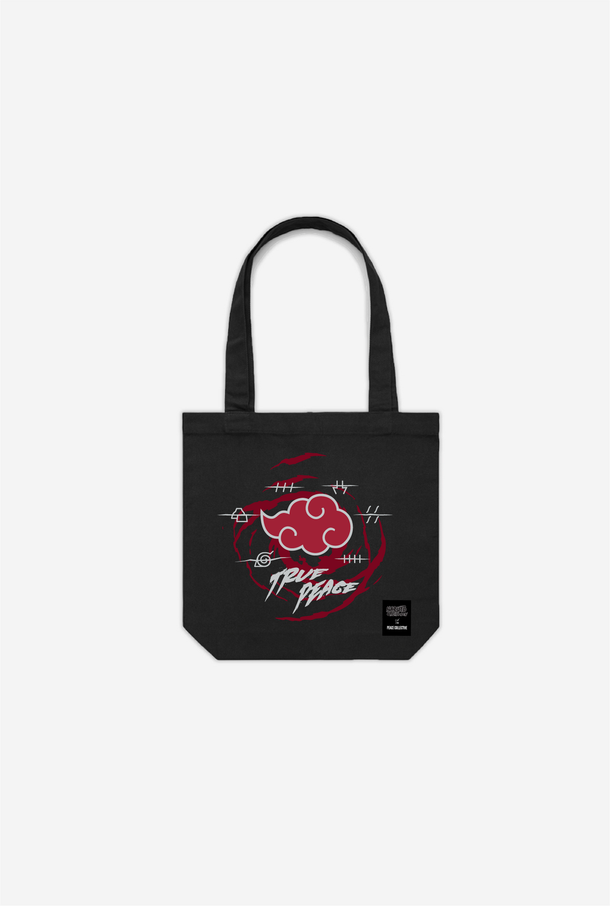 P/C x Naruto "True Peace" Tote Bag - Black