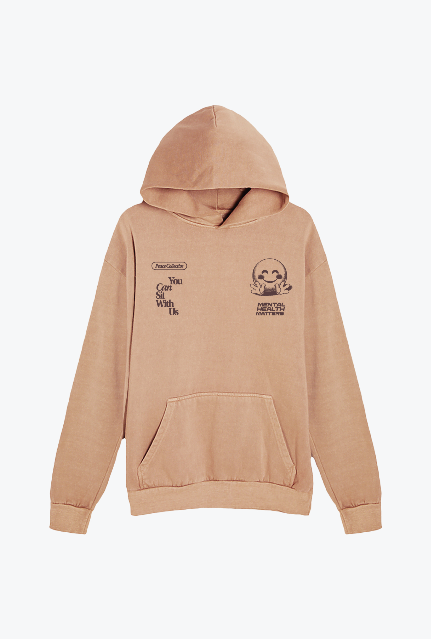 You Can Sit With Us Heavyweight Hoodie - Burro