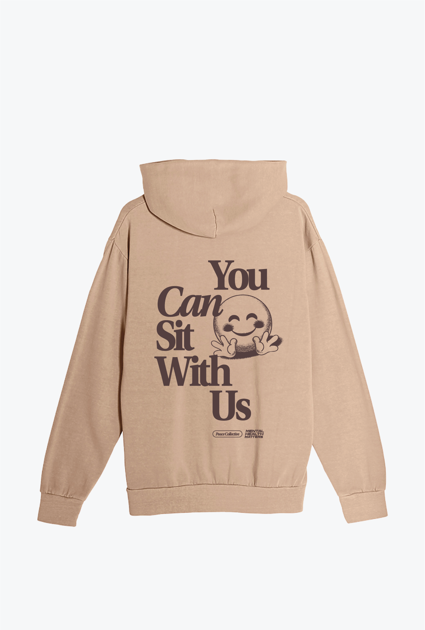 You Can Sit With Us Heavyweight Hoodie - Burro