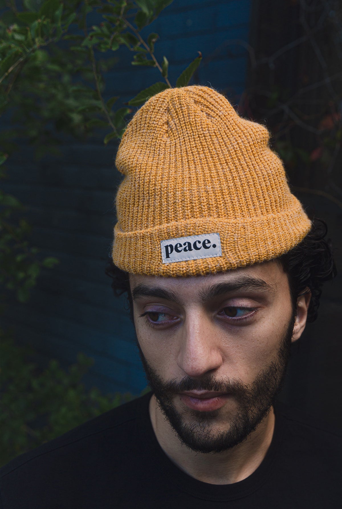 Peace Basics Fisherman Beanie - Ochre