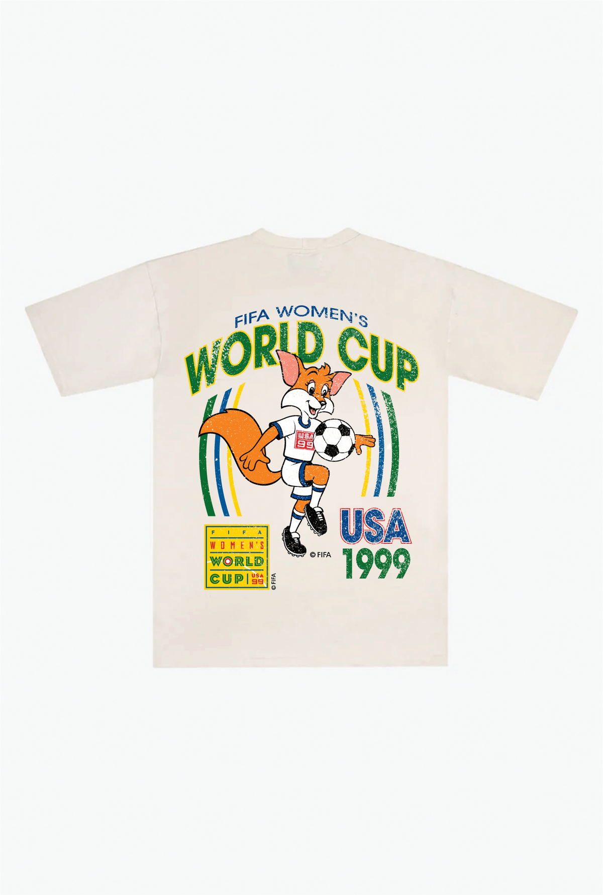 USA 99 World Cup Vintage Premium T-Shirt - Ivory