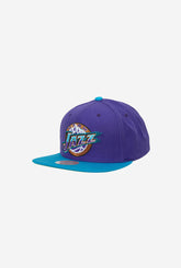 Utah Jazz Team 2 Tone 2.0 Snapback HWC - Purple/Teal