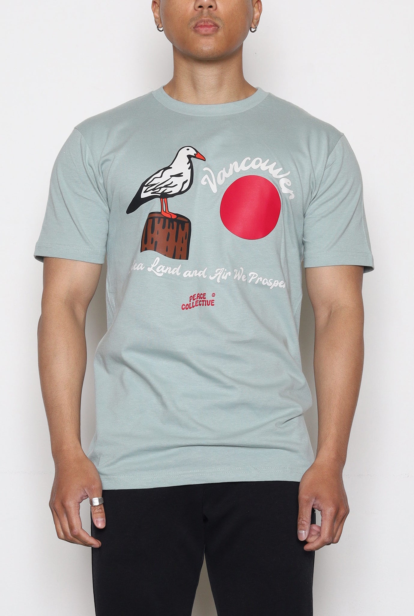 Vancouver Seagull T-Shirt - Blue