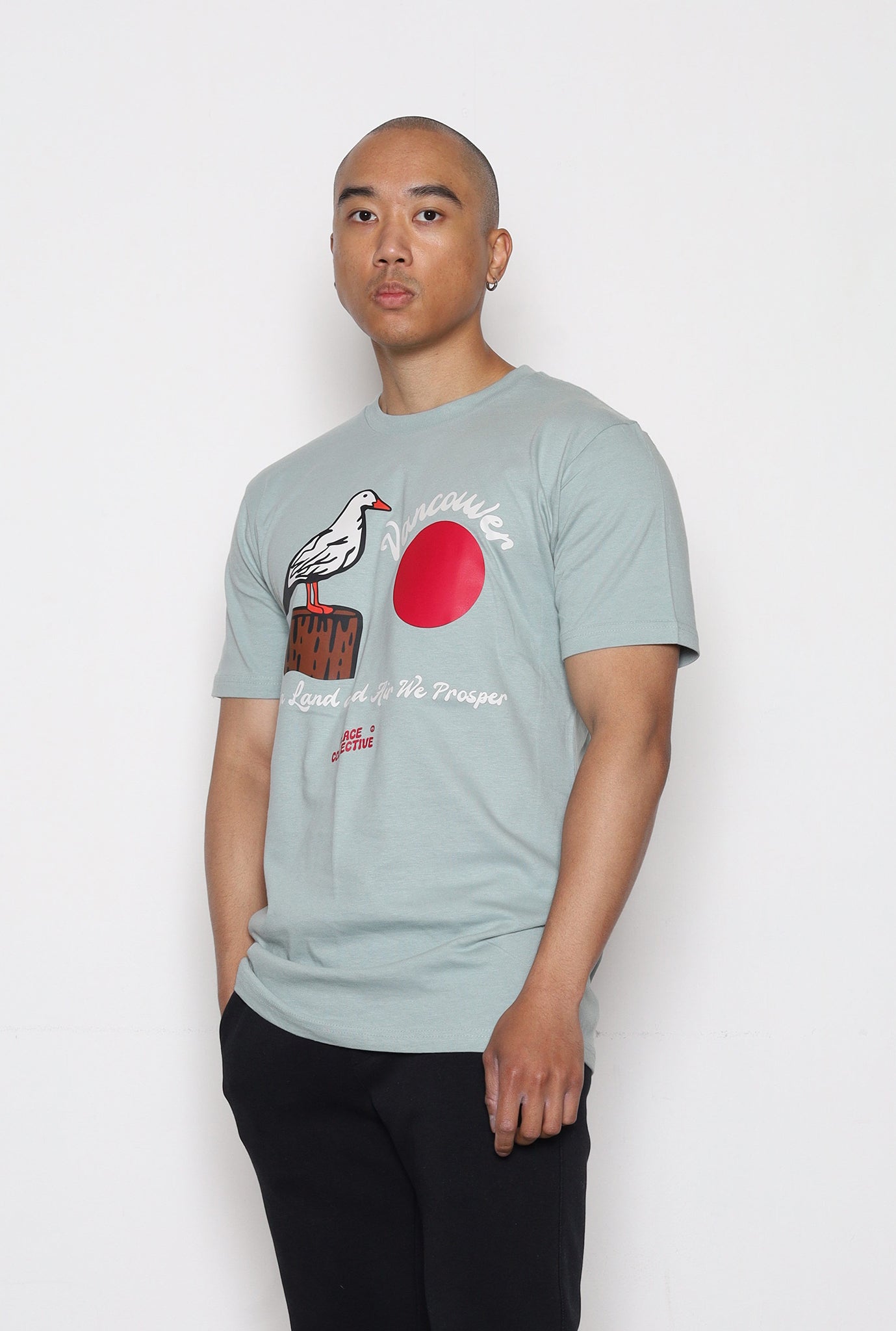 Vancouver Seagull T-Shirt - Blue