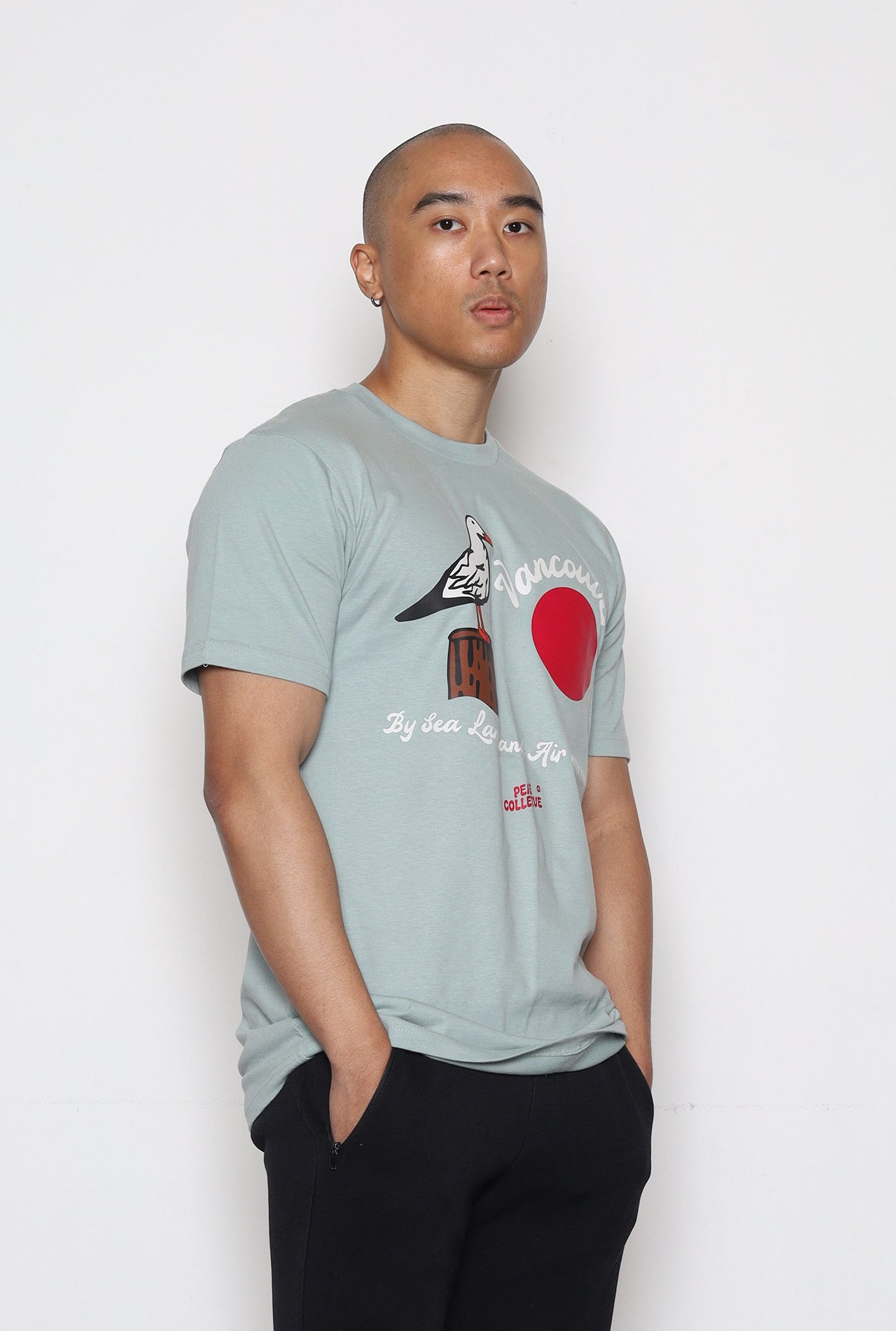 Vancouver Seagull T-Shirt - Blue