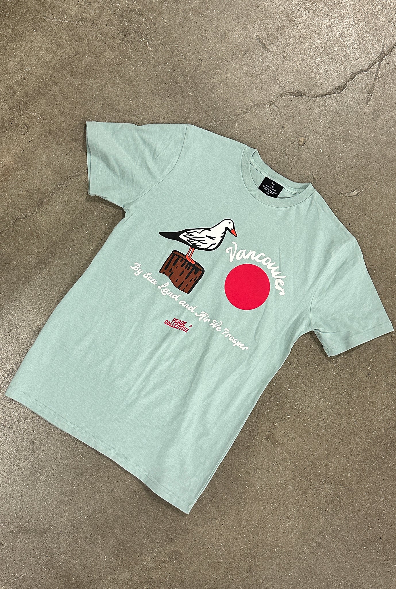 Vancouver Seagull T-Shirt - Blue
