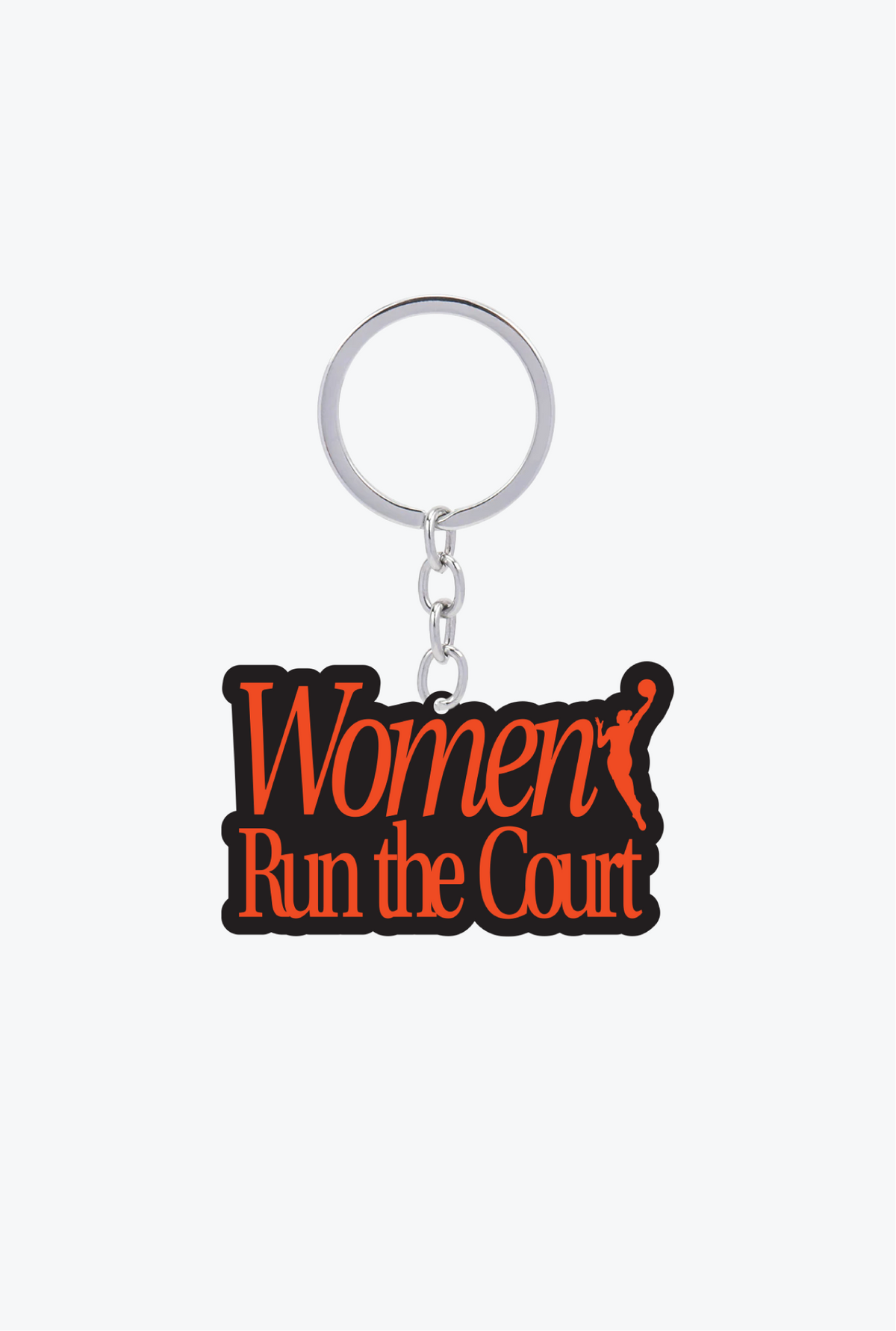 Women Run the Court Keychain - Multi