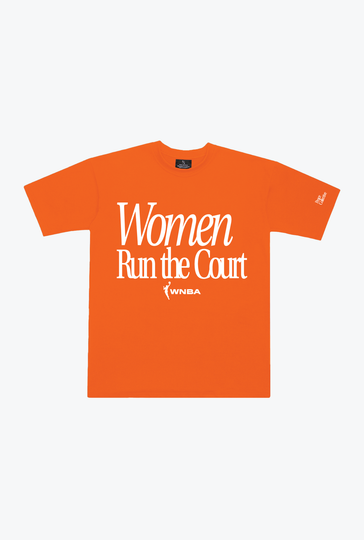 Women Run The Court T-Shirt - Orange