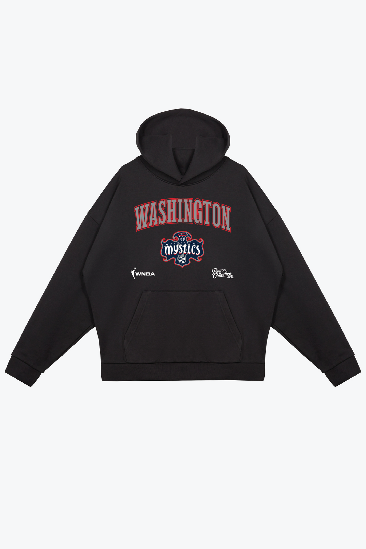Washington Mystics Heavyweight Hoodie - Black