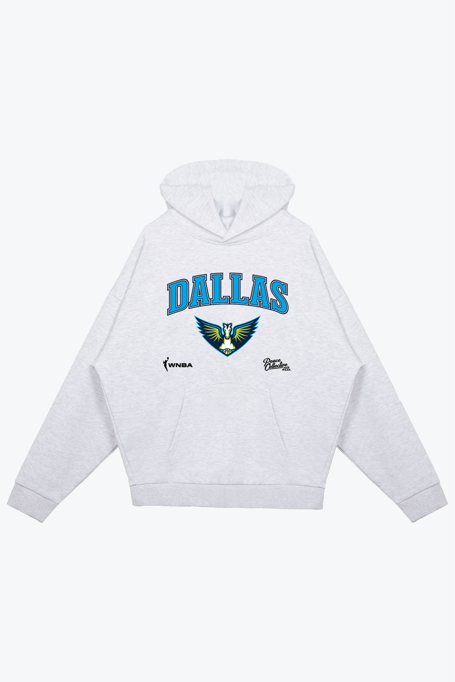 Dallas Wings Heavyweight Hoodie - Ash