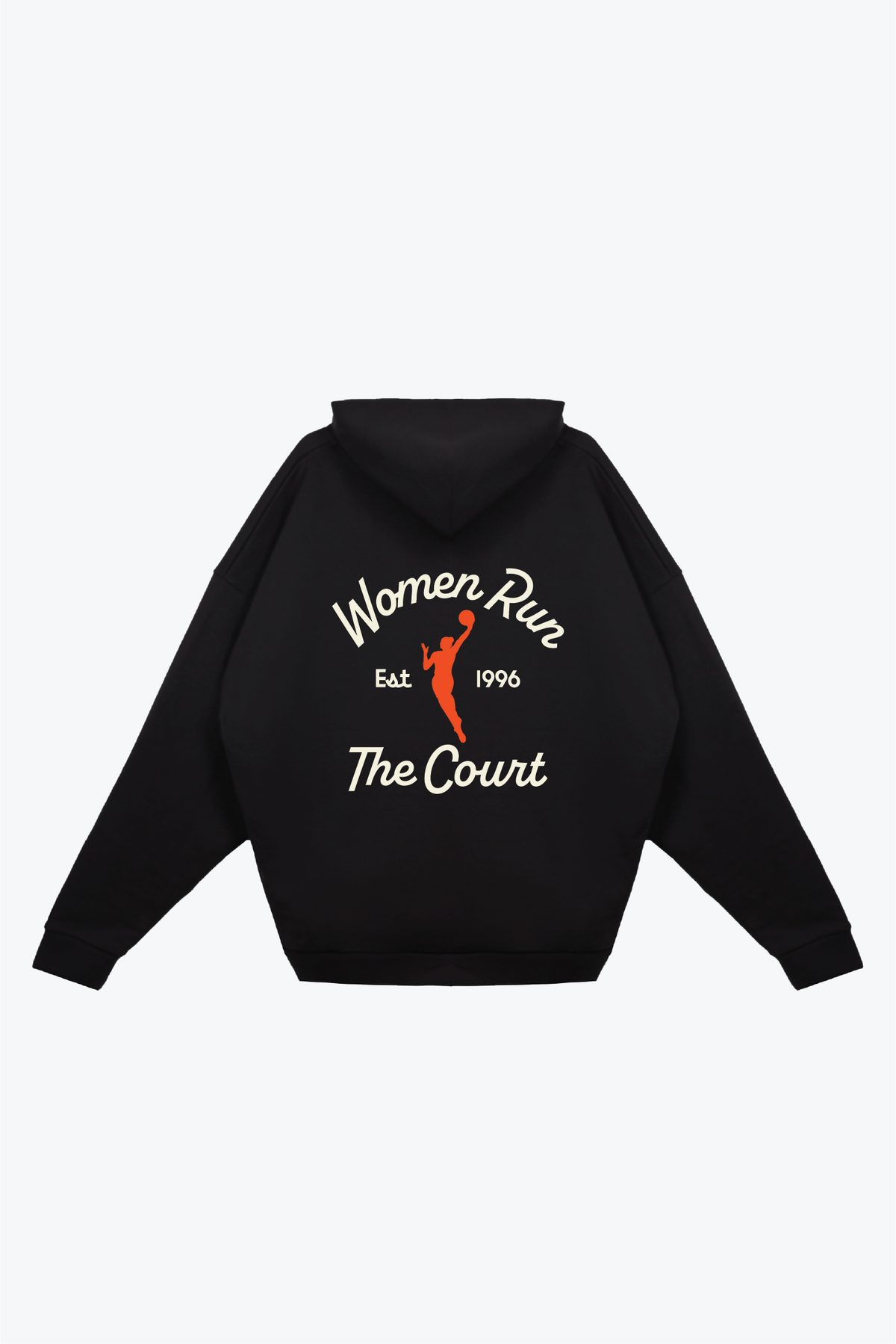 Sweat à capuche épais de la WNBA League - Noir