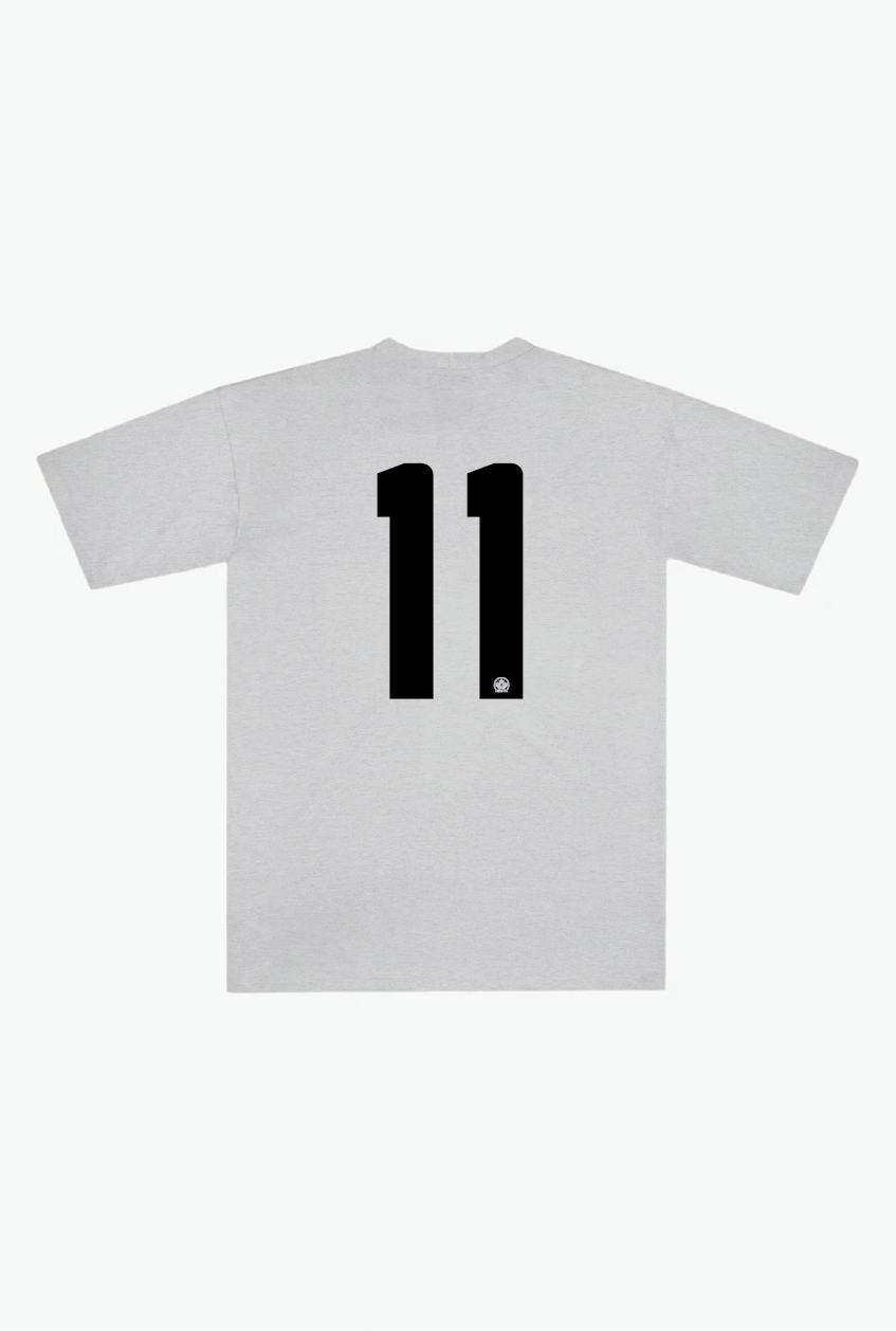 Ali Ahmed Heavyweight T-Shirt - Ash