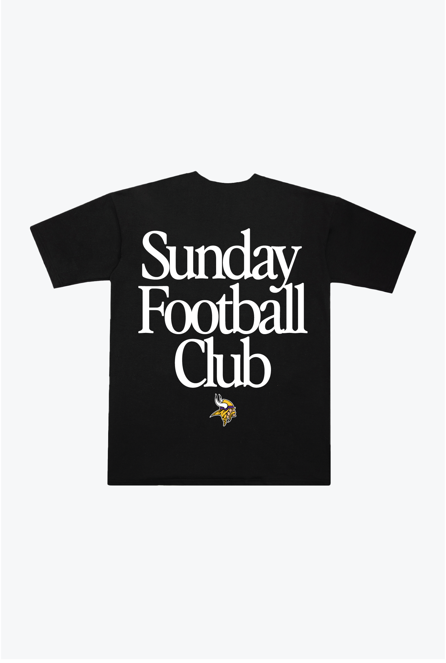 Minnesota Vikings Sunday Football Club Schweres T-Shirt - Schwarz