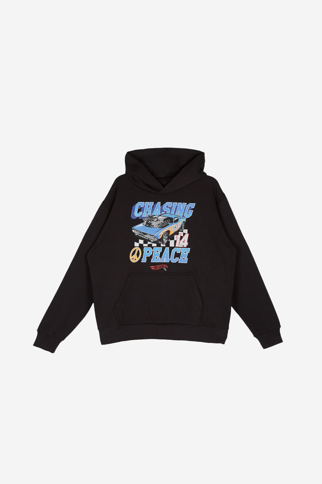 Sweat à capuche épais Chasing Peace Racing - Noir