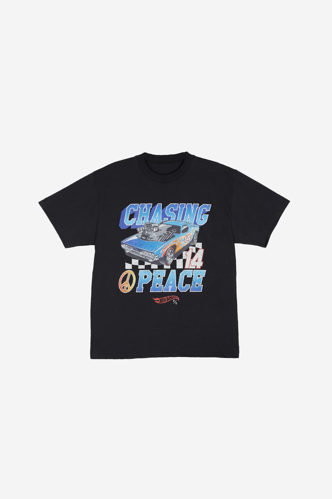 Chasing Peace Racing Heavyweight T-Shirt - Black