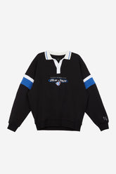Toronto Blue Jays Oversized Rugby - Black