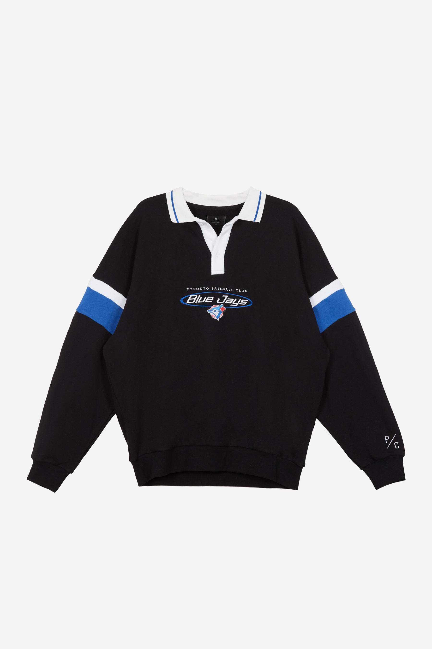 Toronto Blue Jays Oversized Rugby - Black