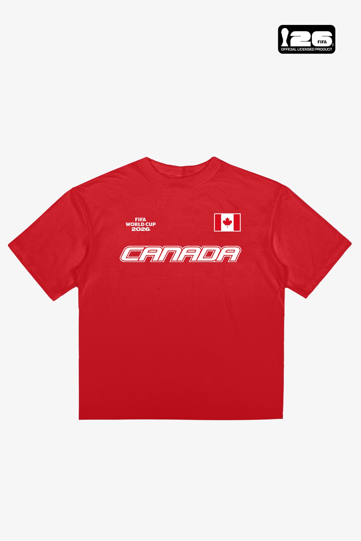 FIFA World Cup 2026™ Canada Tri Logo T-Shirt - Red