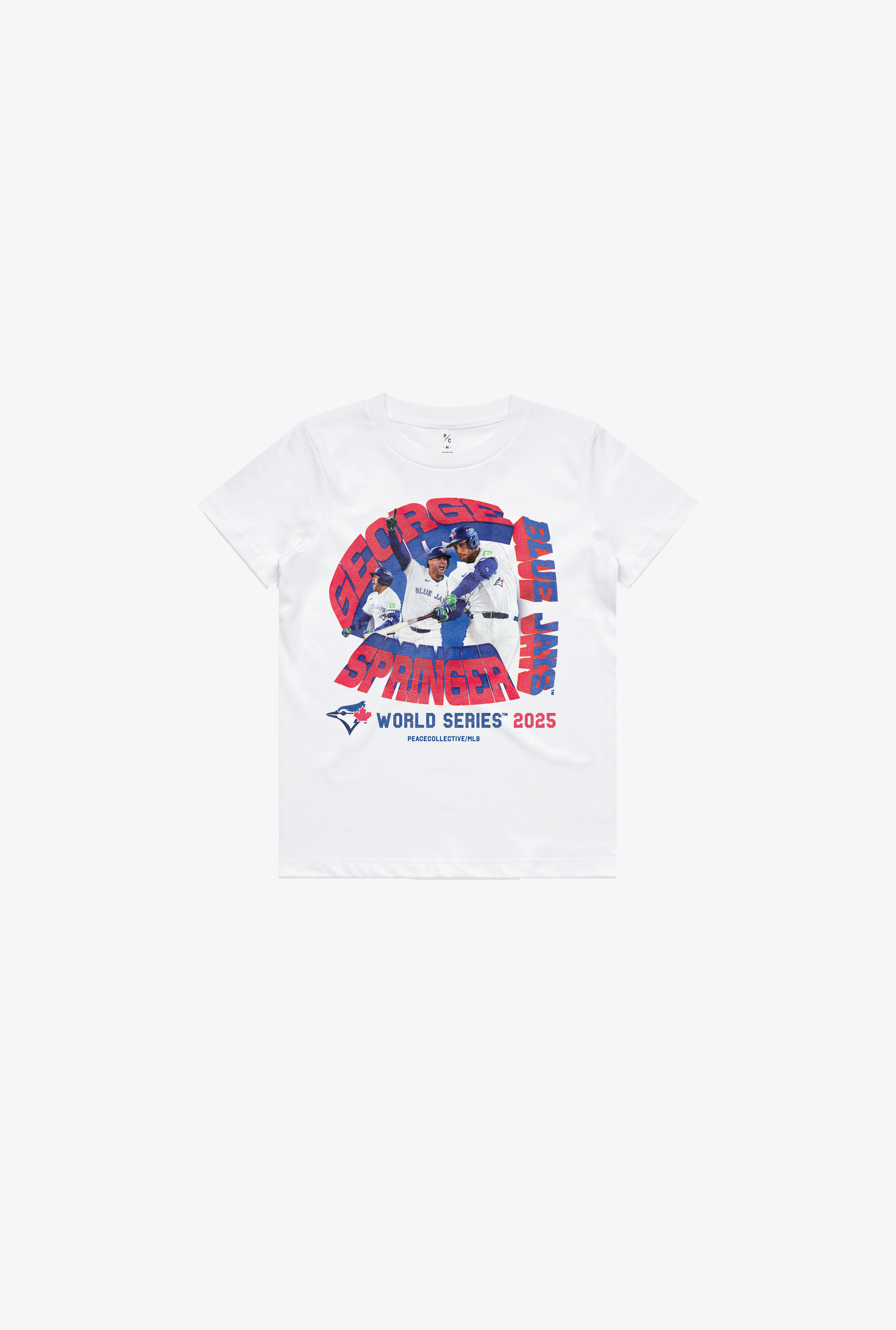 World Series 2025 George Springer Homerun Youth T-Shirt - White