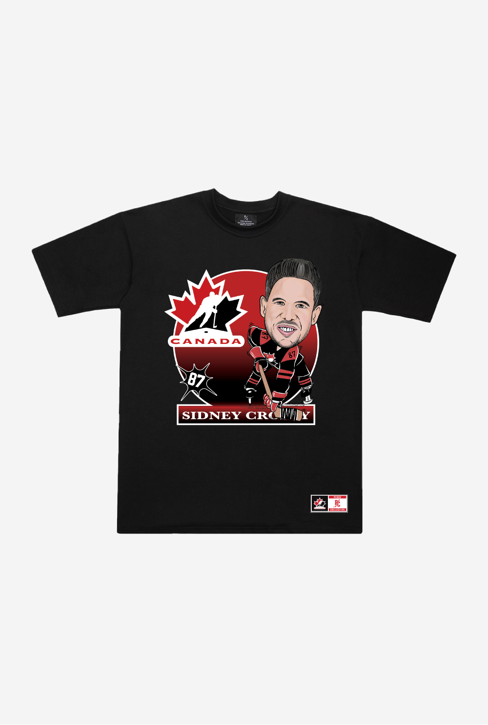 Hockey Canada Sidney Crosby Heavyweight T-Shirt - Black