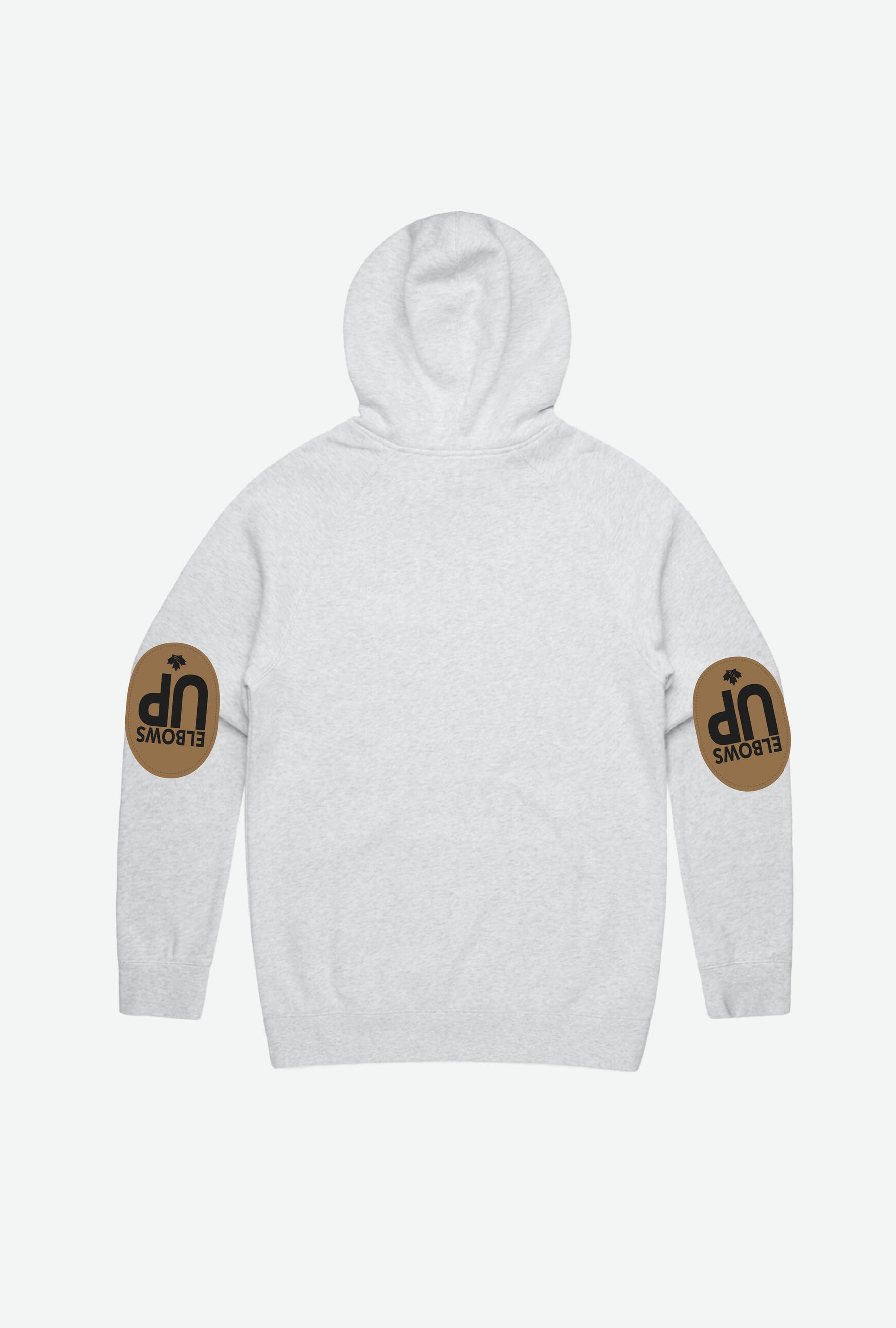 Elbows Up Home is Canada Hoodie - Ash