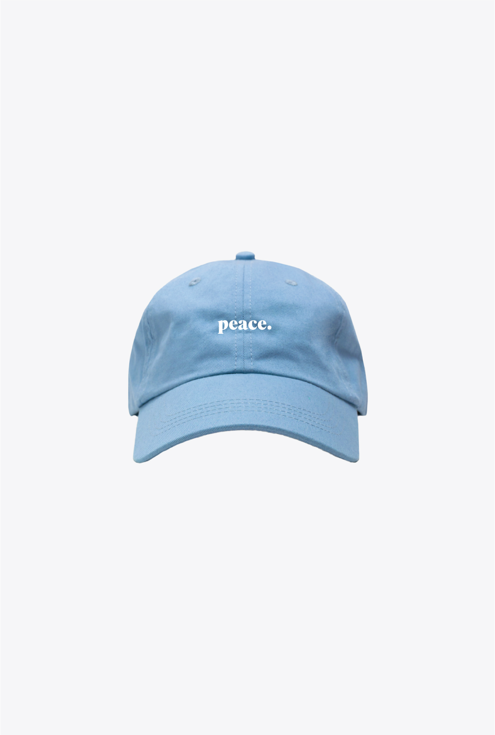 Peace Essential Dad Cap - Vista Blue