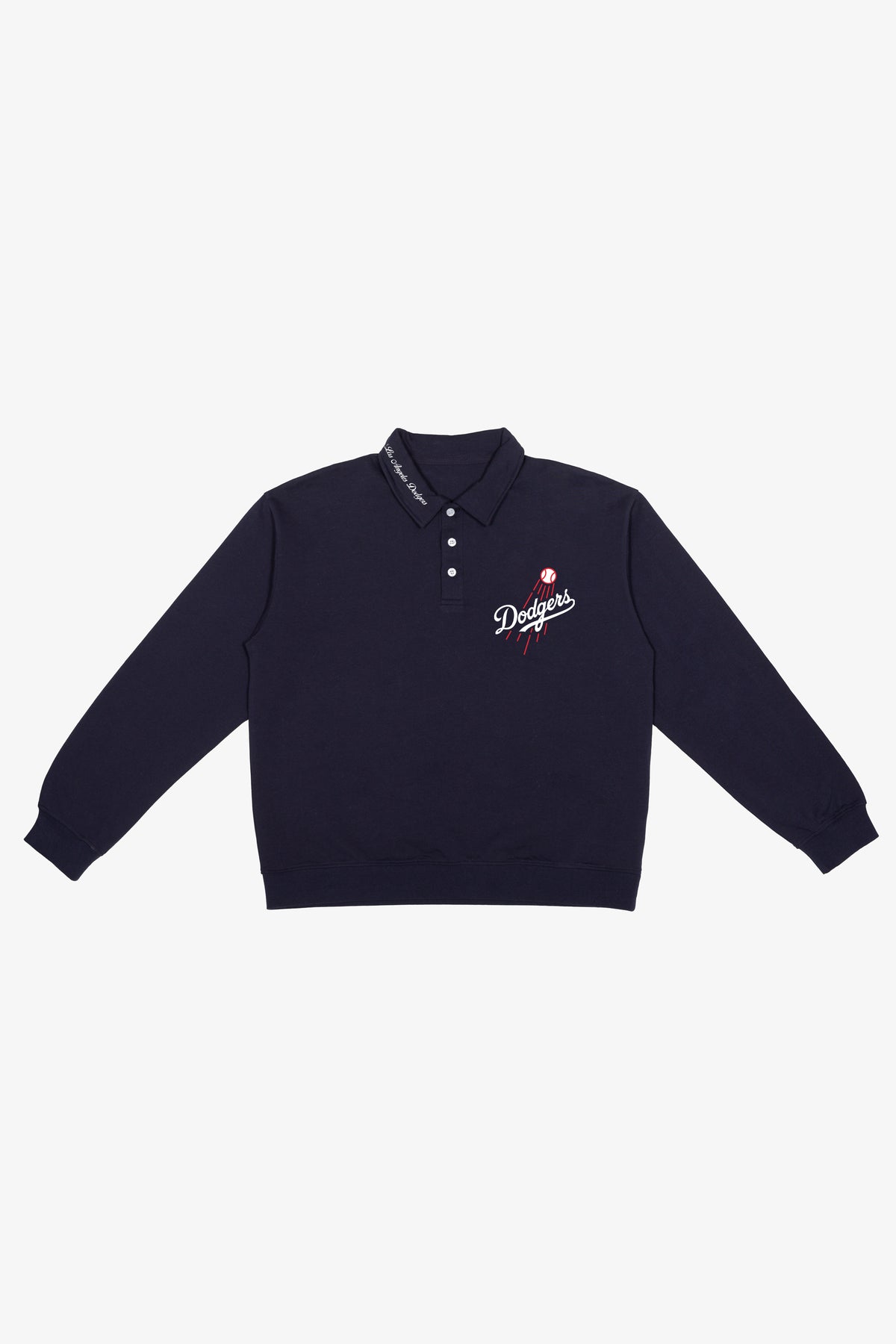 Los Angeles Dodgers Longsleeve Polo - Navy