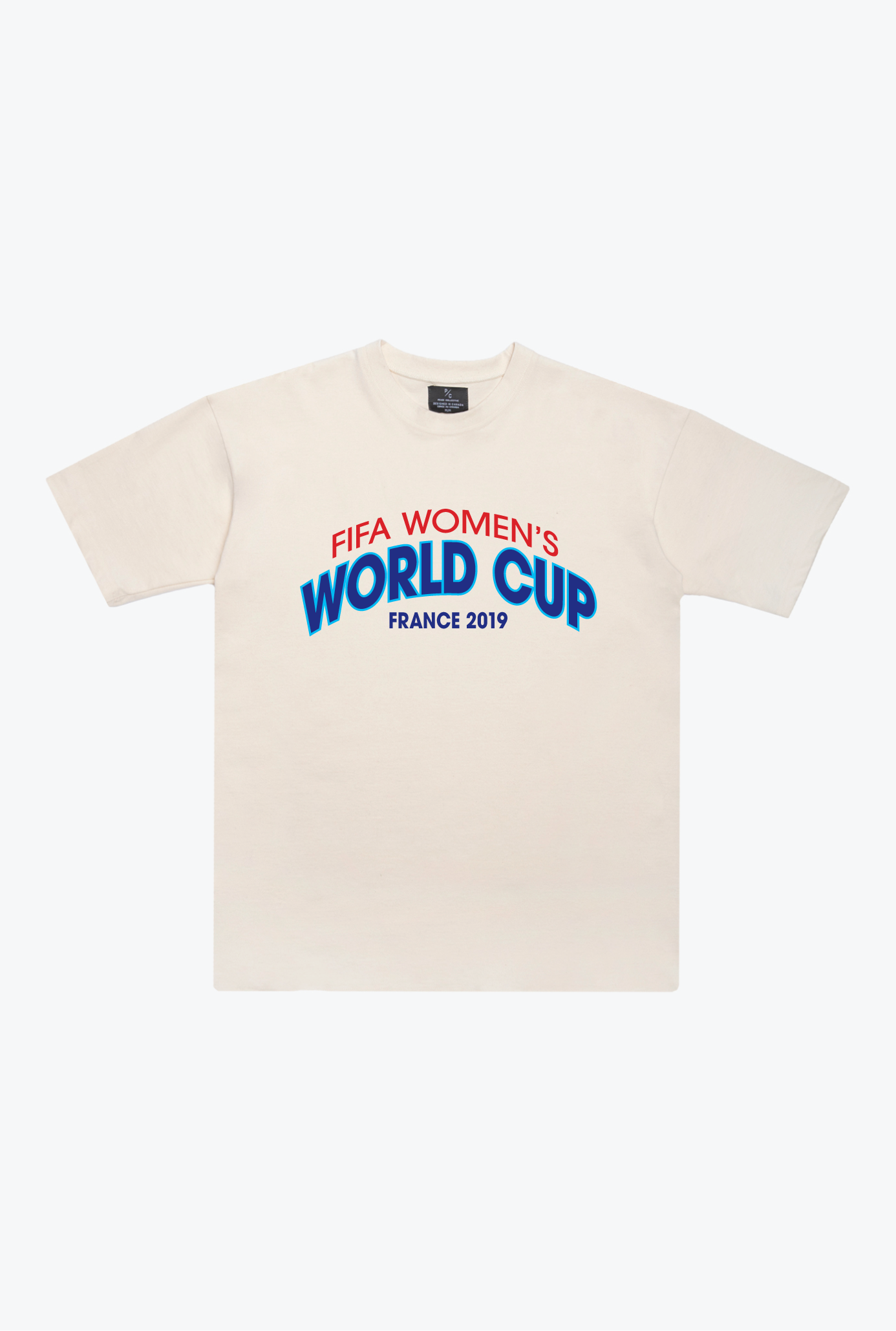 France 2019 World Cup Vintage Premium T-Shirt - Ivory