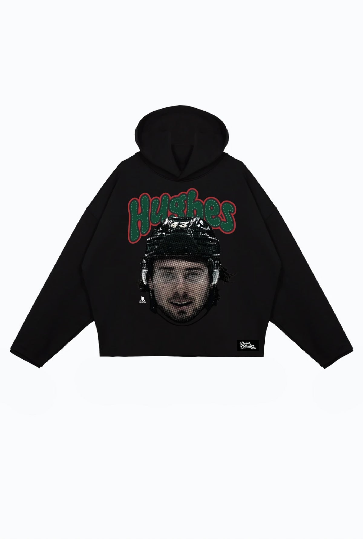 Quinn Hughes Relaxed Hoodie - Black