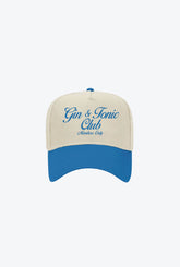 Casquette A-Frame Gin & Tonic - Royal / Ivoire
