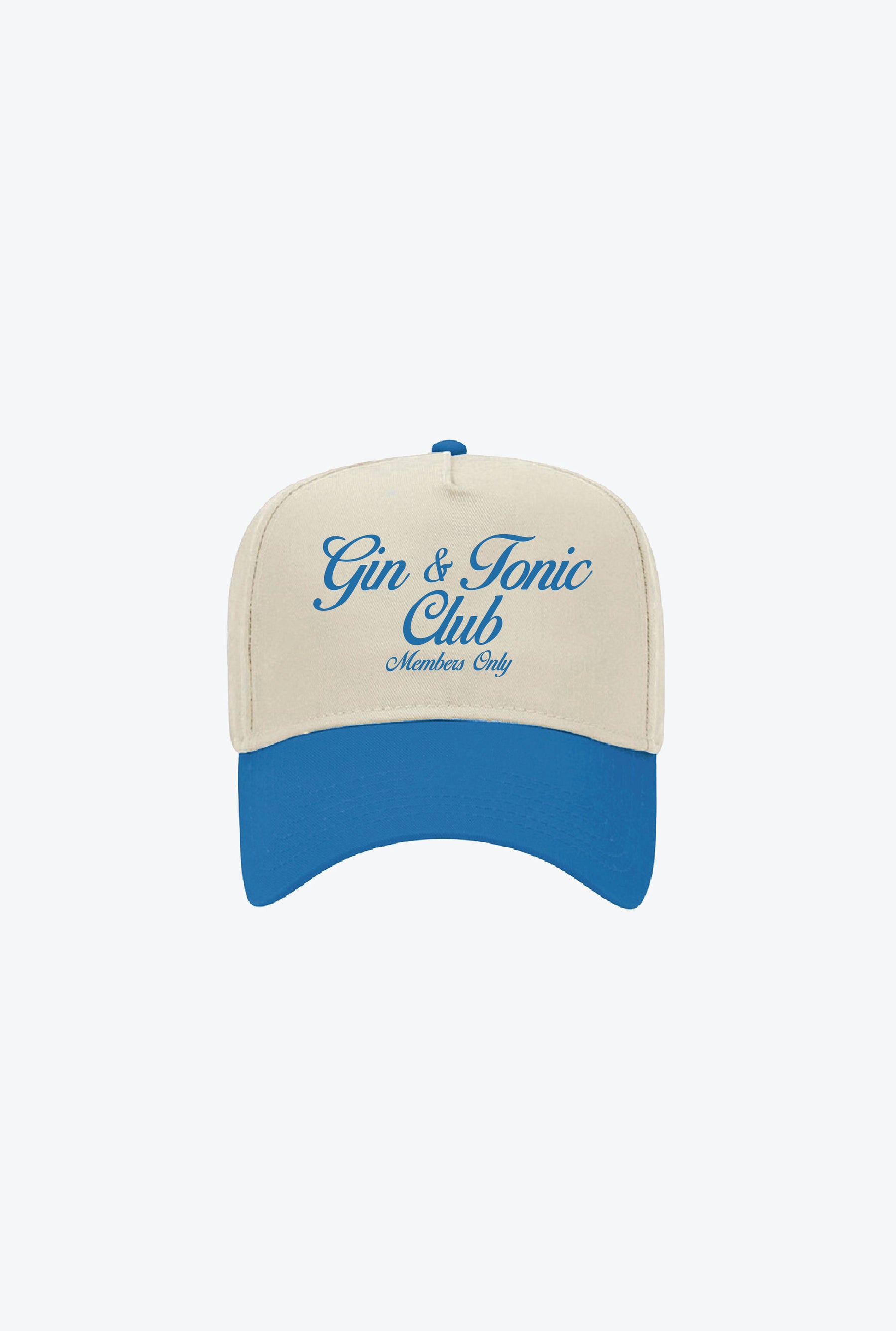 Casquette A-Frame Gin & Tonic - Royal / Ivoire