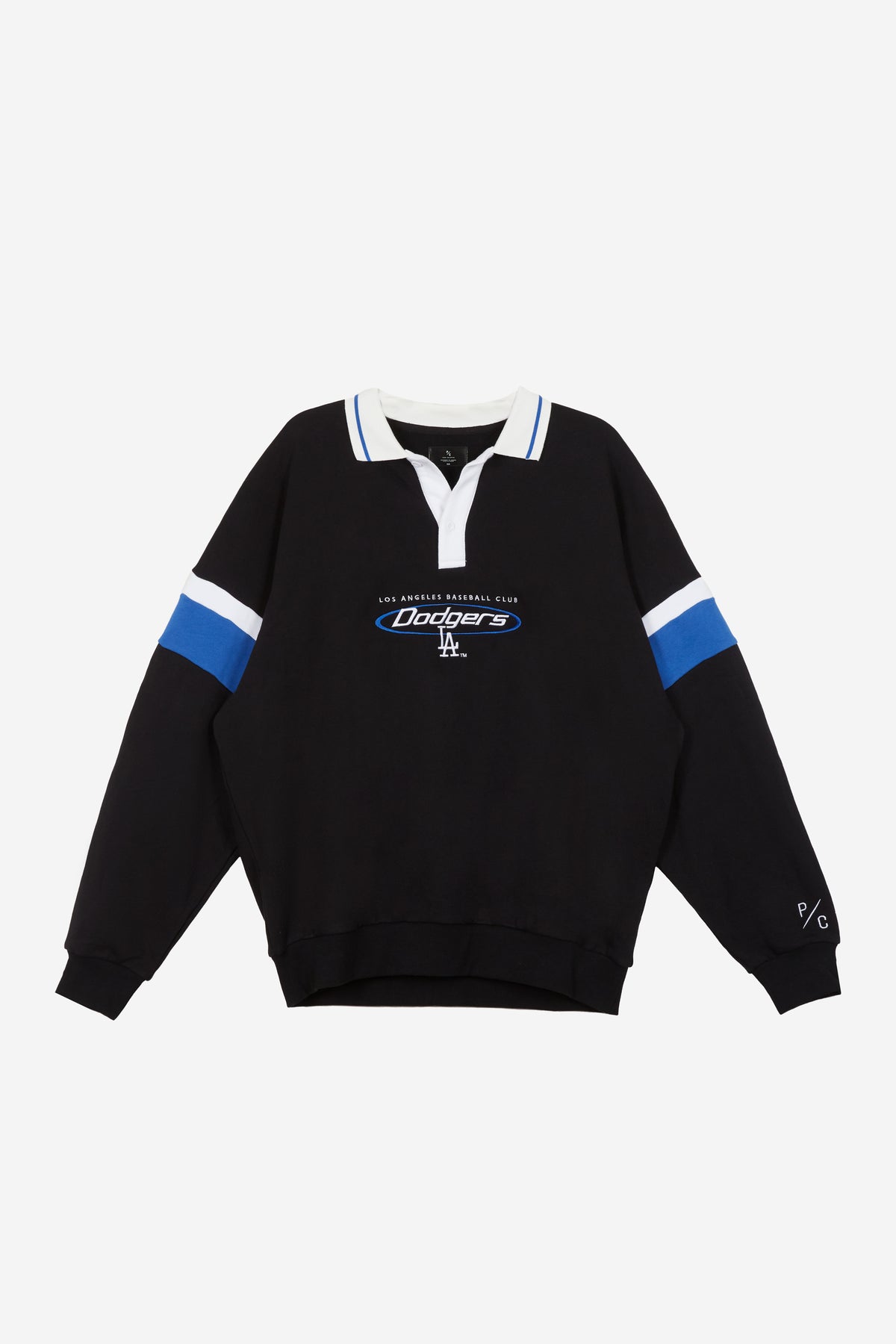 Los Angeles Dodgers Oversized Rugby - Black