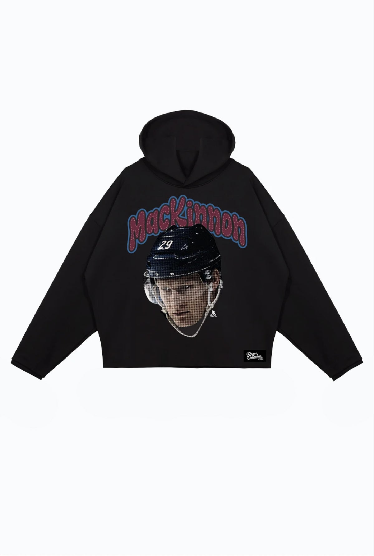 Sudadera relajada Nathan MacKinnon - Negra