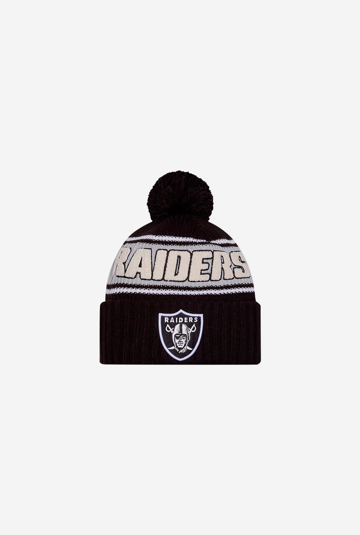 Las Vegas Raiders 2024 Sideline Knit Hat - Black