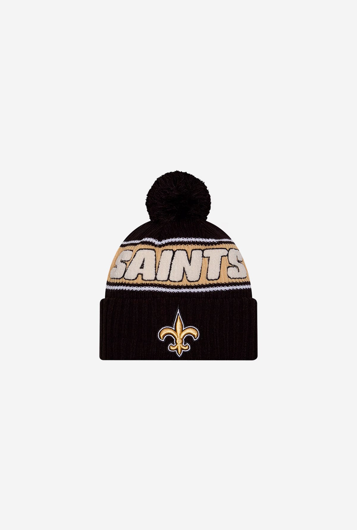 New Orleans Saints 2024 Sideline Knit Hat - Black