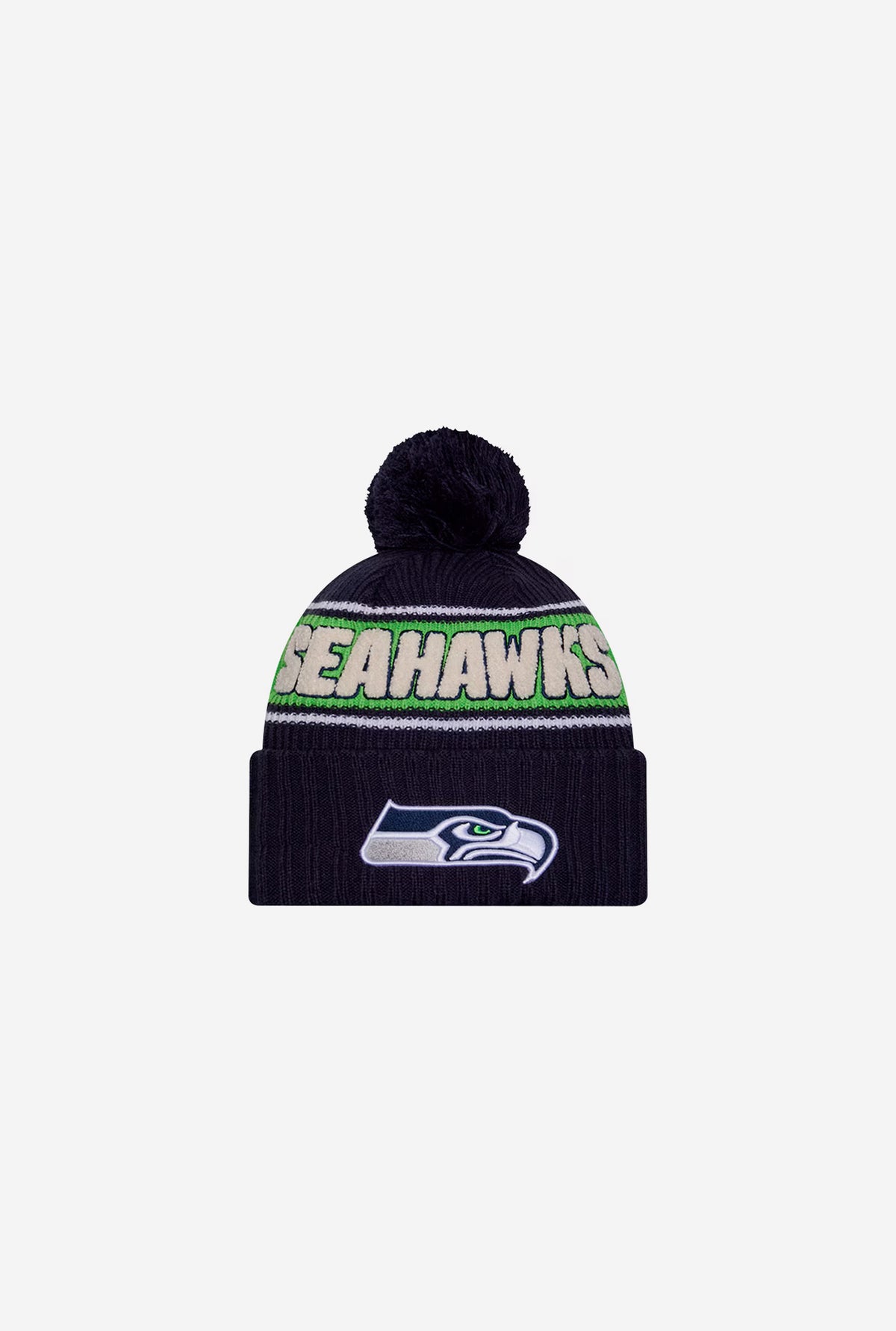 Seattle Seahawks 2024 Sideline Knit Hat - Navy